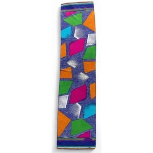 Vintage Missoni Silk Scarf Multicolor Geometric
